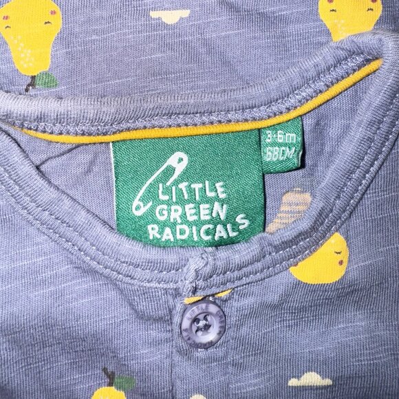 Sunshine Pear Organic Summer Romper, 3 - 6 months - Picture 3 of 3